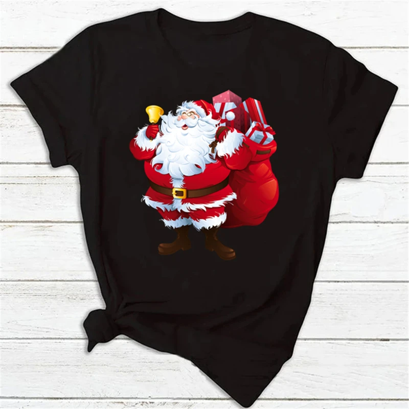 FIXSYS New Merry Christmas Women Tshirts Cute Tshirt Kawaii Aesthetic Santa Claus with Deer Printing Tops Holiday's Clothes Tops
FIXSYS New Merry Christmas Women Tshirts Cute Tshirt Kawaii Aesthetic Santa Claus with Deer Printing Tops Holiday's Clothes Tops