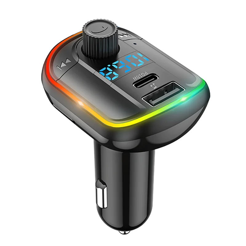 Ambient Light Bluetooth 5.0 FM Transmitter Car MP3 Player Wireless Handsfree Car Kit Dual USB Quick Charge 7-Color LED Backlit
Ambient Light Bluetooth 5.0 FM Transmitter Car MP3 Player Wireless Handsfree Car Kit Dual USB Quick Charge 7-Color LED Backlit