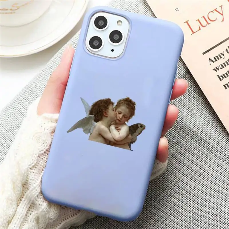 Renaissance cute retro art angel Phone Case Candy Color for iPhone 6 7 8 11 12 s mini pro X XS XR MAX Plus
Renaissance cute retro art angel Phone Case Candy Color for iPhone 6 7 8 11 12 s mini pro X XS XR MAX Plus