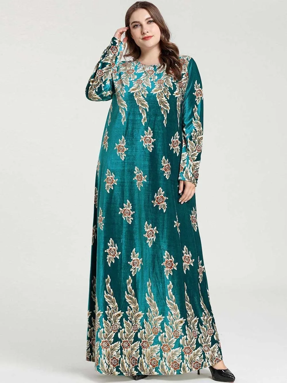 Modest Fashion Long Clothes For Muslim Women Evening Dress With Hijab Vestido Ramadan | Тематическая одежда и униформа