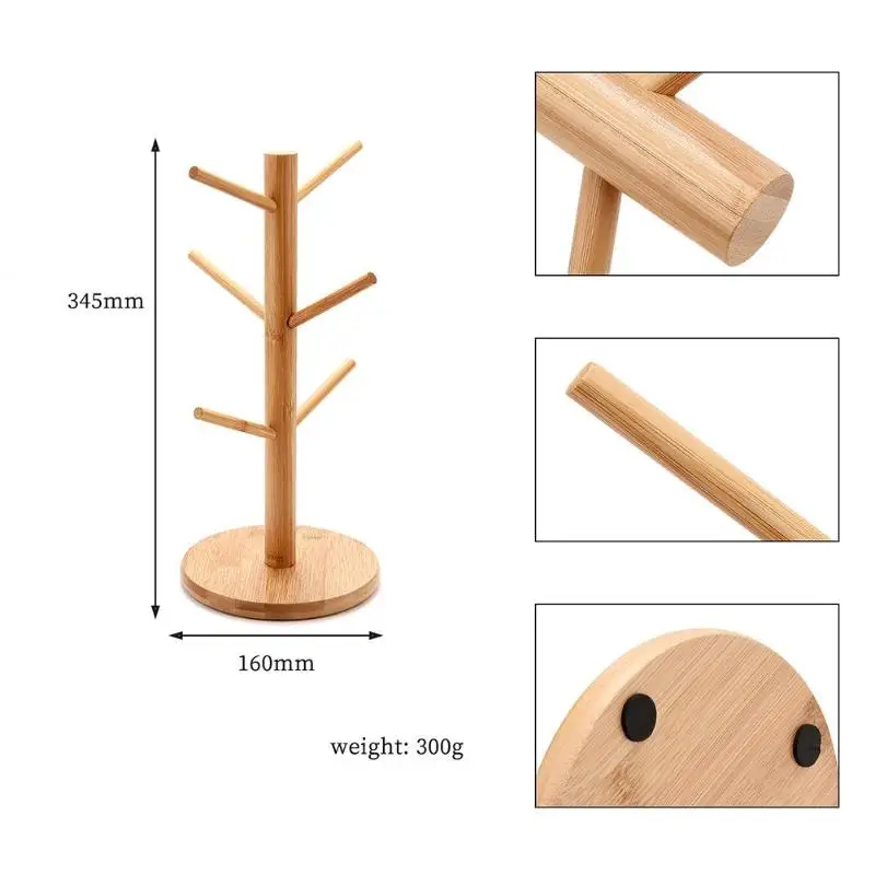 Solid Wood Kitchen Storage Rack Mug Rack Tree Removable Bamboo Mug Stand Storage Coffee Tea Cup Organizer Hanger Holder
Solid Wood Kitchen Storage Rack Mug Rack Tree Removable Bamboo Mug Stand Storage Coffee Tea Cup Organizer Hanger Holder