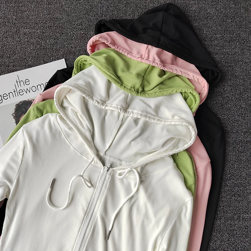 Women Sports Coat Long Sleeve Slim Fit Elastic Yoga Top Breathable Fast Dry Running Fashion Fitness Outfits Gym Clothes Hoodie
Women Sports Coat Long Sleeve Slim Fit Elastic Yoga Top Breathable Fast Dry Running Fashion Fitness Outfits Gym Clothes Hoodie