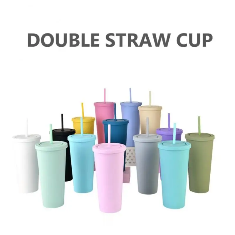 24oz Double Layer Cold Cups Shiny Straw Cup Plastic Tumbler Coffee Cup With Lid Straw Cup Christmas Gifts Outdoor Cup
24oz Double Layer Cold Cups Shiny Straw Cup Plastic Tumbler Coffee Cup With Lid Straw Cup Christmas Gifts Outdoor Cup
