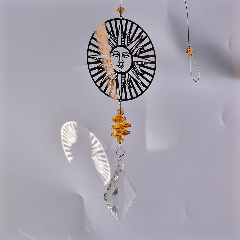 KAINAI Sun Catcher Window Ornament Rainbow Maker Hanging Crystal Prim Ornament Window Crystal Housewarming Gifts Home Deco Yard
KAINAI Sun Catcher Window Ornament Rainbow Maker Hanging Crystal Prim Ornament Window Crystal Housewarming Gifts Home Deco Yard