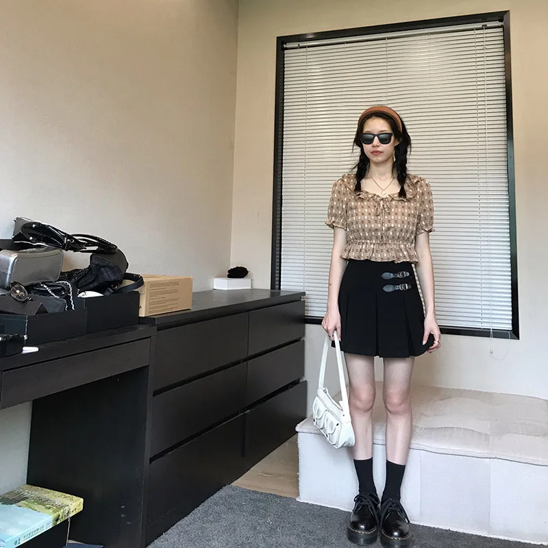 Solid Color Skirts Vintage Harajuku Gothic Short Street A-line Skirts High Waist Robe Ete Femme Women Clothing DE50QZ
Solid Color Skirts Vintage Harajuku Gothic Short Street A-line Skirts High Waist Robe Ete Femme Women Clothing DE50QZ