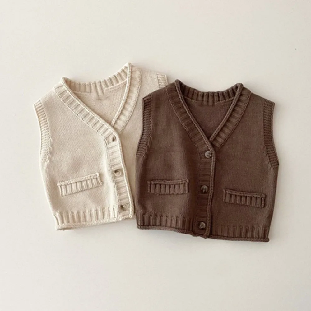 2021 Autumn New Baby Boy Knitted Jacket Sleeveless Coat Tops Kids Knitwear Single Breasted Vest Jackets Children Outerwear 9M-3T
2021 Autumn New Baby Boy Knitted Jacket Sleeveless Coat Tops Kids Knitwear Single Breasted Vest Jackets Children Outerwear 9M-3T