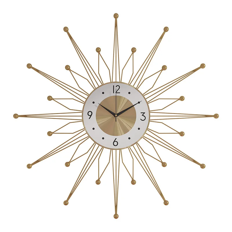 Luxury Large Wall Clocks Metal Wall Clock Modern Design For Living Room 3D Decoration Big Clocks Wall Watch Iron Art Home WF1105
Luxury Large Wall Clocks Metal Wall Clock Modern Design For Living Room 3D Decoration Big Clocks Wall Watch Iron Art Home WF1105