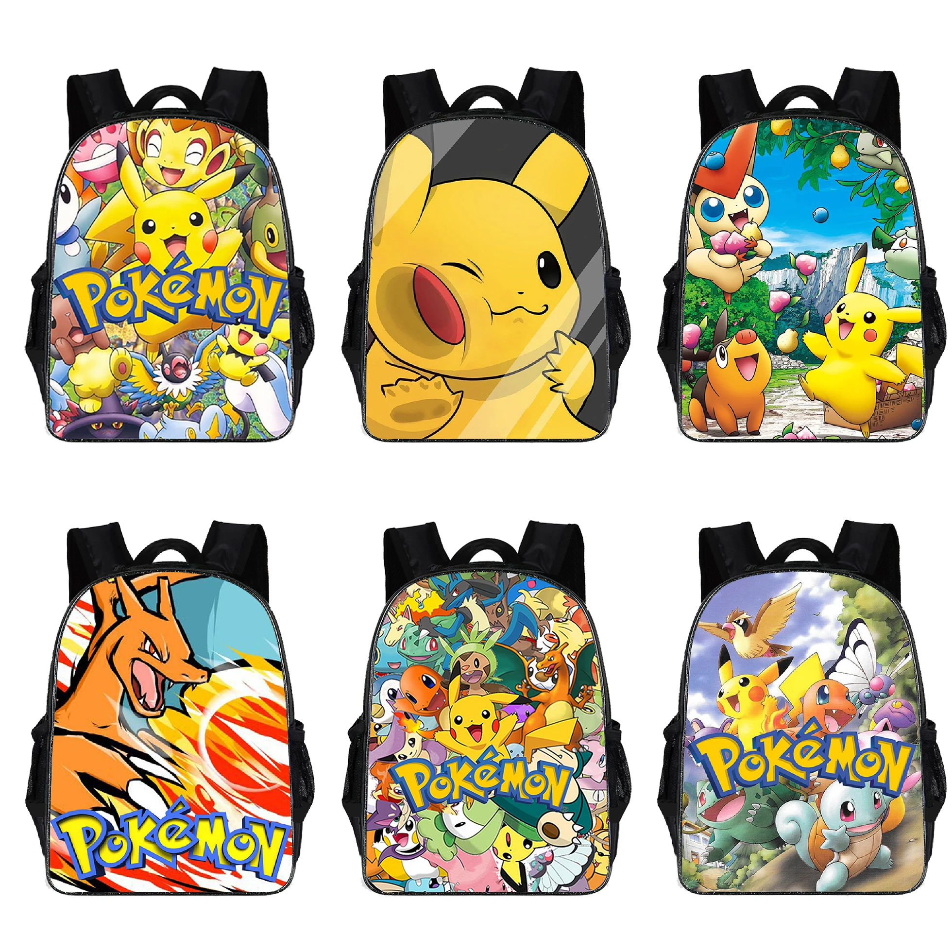 2021 New Pokemon Cute Pikachu Backpack School Bag for Boys Large Capacity Anime Cartoon Schoolbag Children Backpack Boy gift
2021 New Pokemon Cute Pikachu Backpack School Bag for Boys Large Capacity Anime Cartoon Schoolbag Children Backpack Boy gift