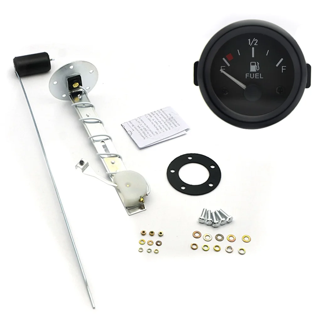 2" 52mm Fuel Level Gauge Car Meter with Fuel Float Sensor White LED Light Black Rim Automotive Gauges 12V
2" 52mm Fuel Level Gauge Car Meter with Fuel Float Sensor White LED Light Black Rim Automotive Gauges 12V