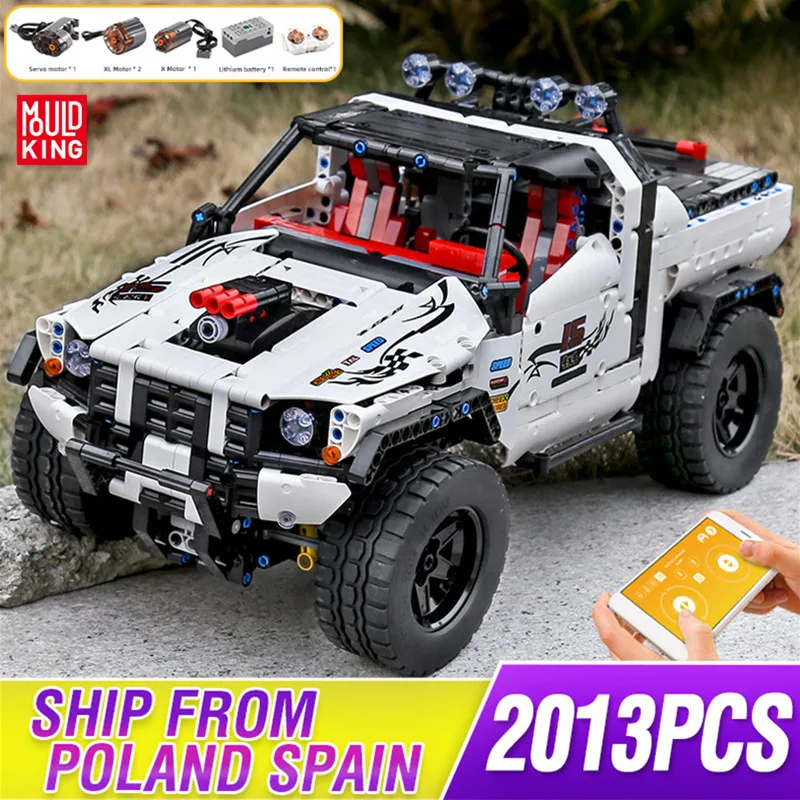 Высокотехнологичный моторизованный Серебряный флагманский внедорожник MOULD KING с приложением, строительные блоки, детские развивающие игру...
Высокотехнологичный моторизованный Серебряный флагманский внедорожник MOULD KING с приложением, строительные блоки, детские развивающие игру...