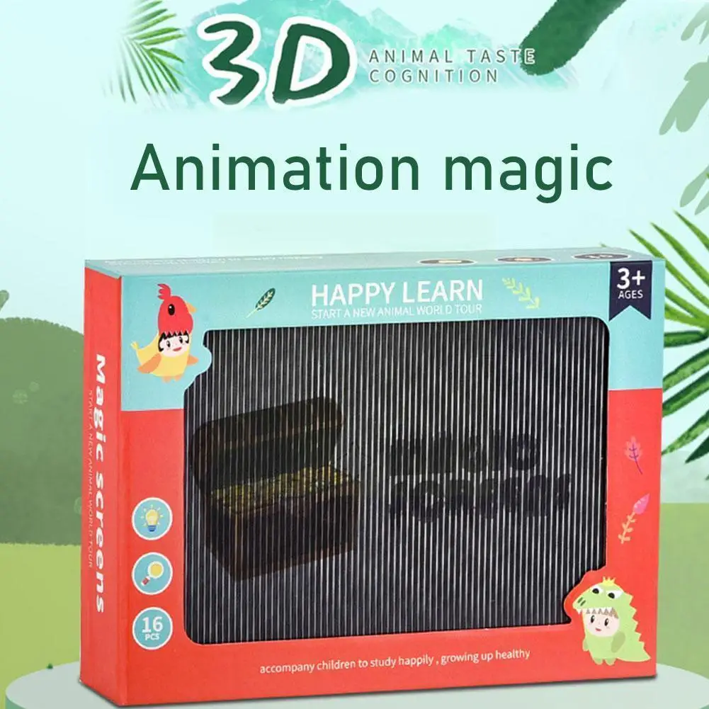 1PC 3D Animation Magic Box Children's Visual Toys Kindergarten Cards Creative Toys Learning Educational
1PC 3D Animation Magic Box Children's Visual Toys Kindergarten Cards Creative Toys Learning Educational