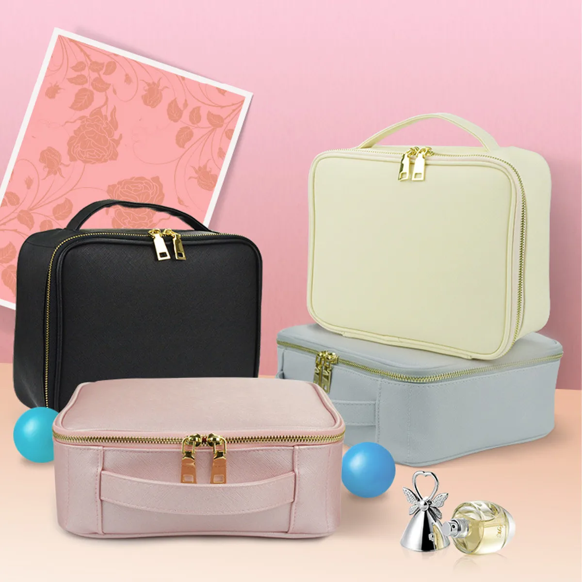 PU Fashion Waterproof Make Up Bag Vanity Cosmetic Women Pouch Wash Toiletry Bag Travel Organizer Beauty Case Box
PU Fashion Waterproof Make Up Bag Vanity Cosmetic Women Pouch Wash Toiletry Bag Travel Organizer Beauty Case Box