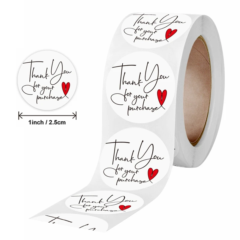 500pcs Round Thank You Stickers for Wedding Pretty Gift Envelope Sealing Labels Festival Birthday Party Decoration Stickers
500pcs Round Thank You Stickers for Wedding Pretty Gift Envelope Sealing Labels Festival Birthday Party Decoration Stickers