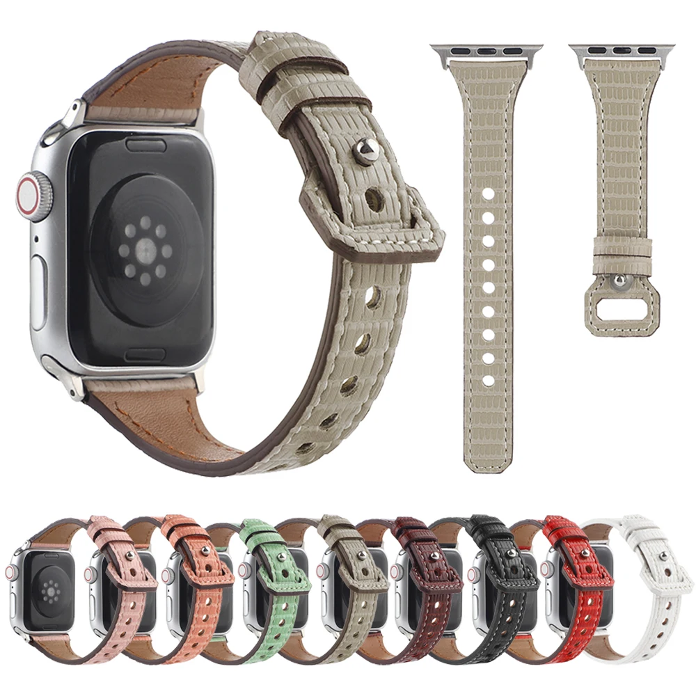 Women Slim Leather Wrist Strap for IWatch Series 7 6 SE 5 4 3 Band for Apple Watch 38/44/40/42/41/45mm Bands Bracelet Watchband
Women Slim Leather Wrist Strap for IWatch Series 7 6 SE 5 4 3 Band for Apple Watch 38/44/40/42/41/45mm Bands Bracelet Watchband