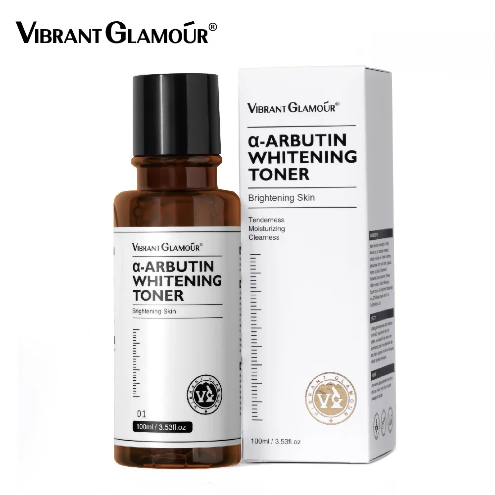VIBRANT GLAMOUR Arbutin Toner Multidimensional Whitening Rough Skin Tone Unevenness Moisturizing Deep Cleansing Toner Skin 100ml
VIBRANT GLAMOUR Arbutin Toner Multidimensional Whitening Rough Skin Tone Unevenness Moisturizing Deep Cleansing Toner Skin 100ml