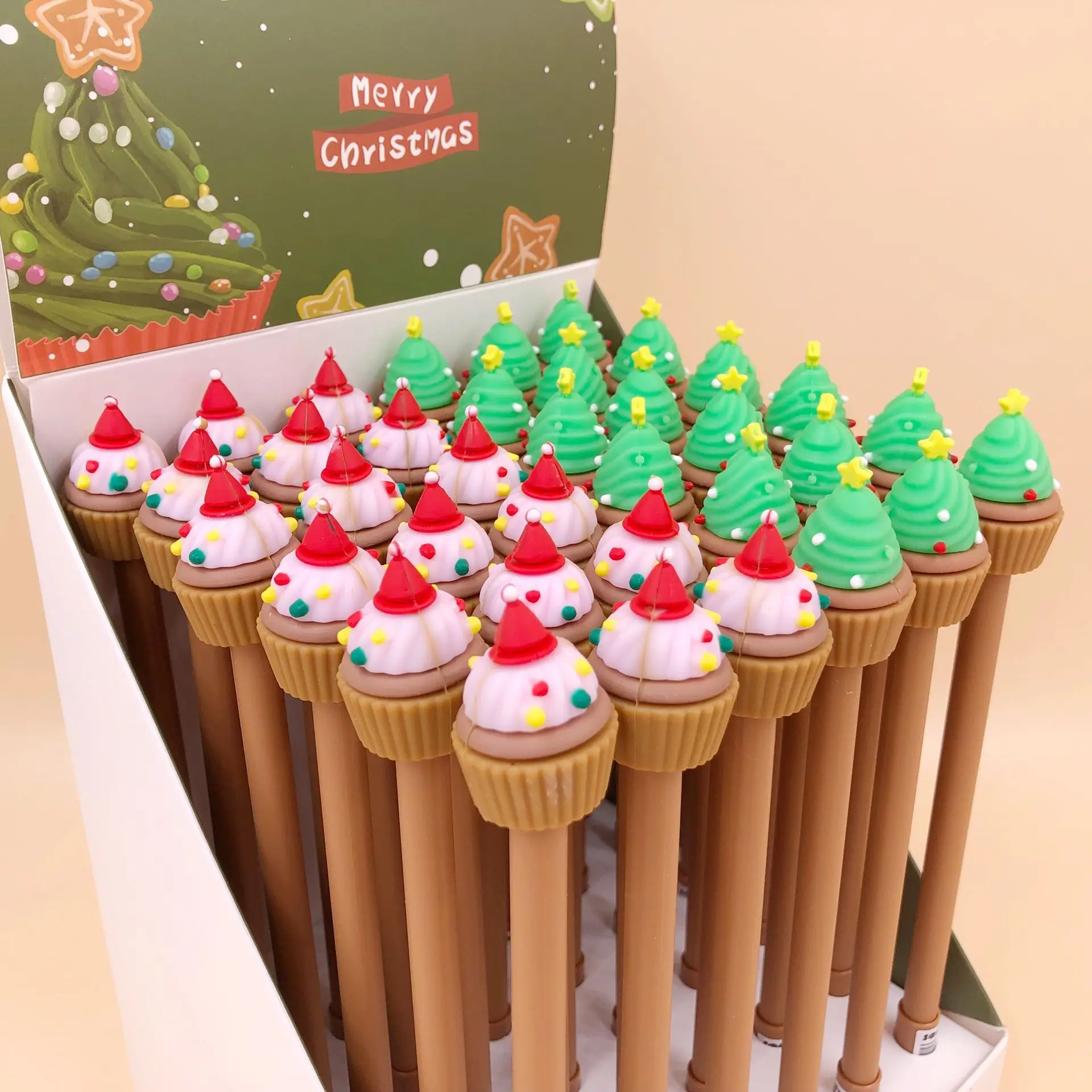 36PCS Korean Version Of Silicone Cartoon Neutral Pen Christmas Cake Silicone Gel Pens Kawaii School Supplies Stationery
36PCS Korean Version Of Silicone Cartoon Neutral Pen Christmas Cake Silicone Gel Pens Kawaii School Supplies Stationery