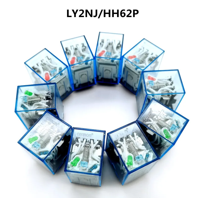 LY2NJ HH62P HHC68A-2Z General Purpose Electronic Micro Electromagnetic Relay LED Lamp 10A 8 Pins Coil DPDT DC12V 24V AC110V 220V
LY2NJ HH62P HHC68A-2Z General Purpose Electronic Micro Electromagnetic Relay LED Lamp 10A 8 Pins Coil DPDT DC12V 24V AC110V 220V