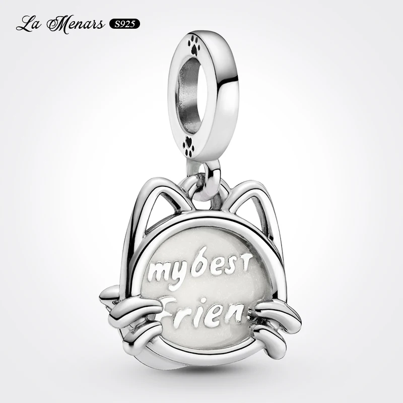 La Menars Fashion 925 Sterling Silver Pendant Best Friend Beads Charms Fit Brand Bracelets Necklace Friendship Gift
La Menars Fashion 925 Sterling Silver Pendant Best Friend Beads Charms Fit Brand Bracelets Necklace Friendship Gift