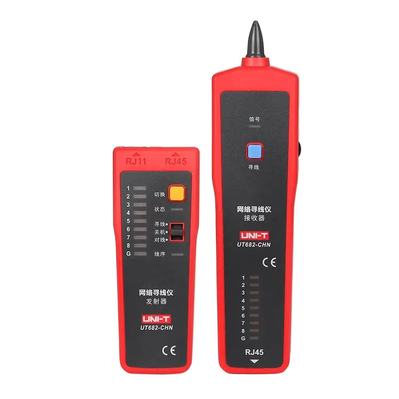 UNI-T UT682 Network Wire Tester Tracker RJ11 RJ45 Wire Line Finder Lan tester Handheld Cable Testing Tool for Network Maintenanc
UNI-T UT682 Network Wire Tester Tracker RJ11 RJ45 Wire Line Finder Lan tester Handheld Cable Testing Tool for Network Maintenanc