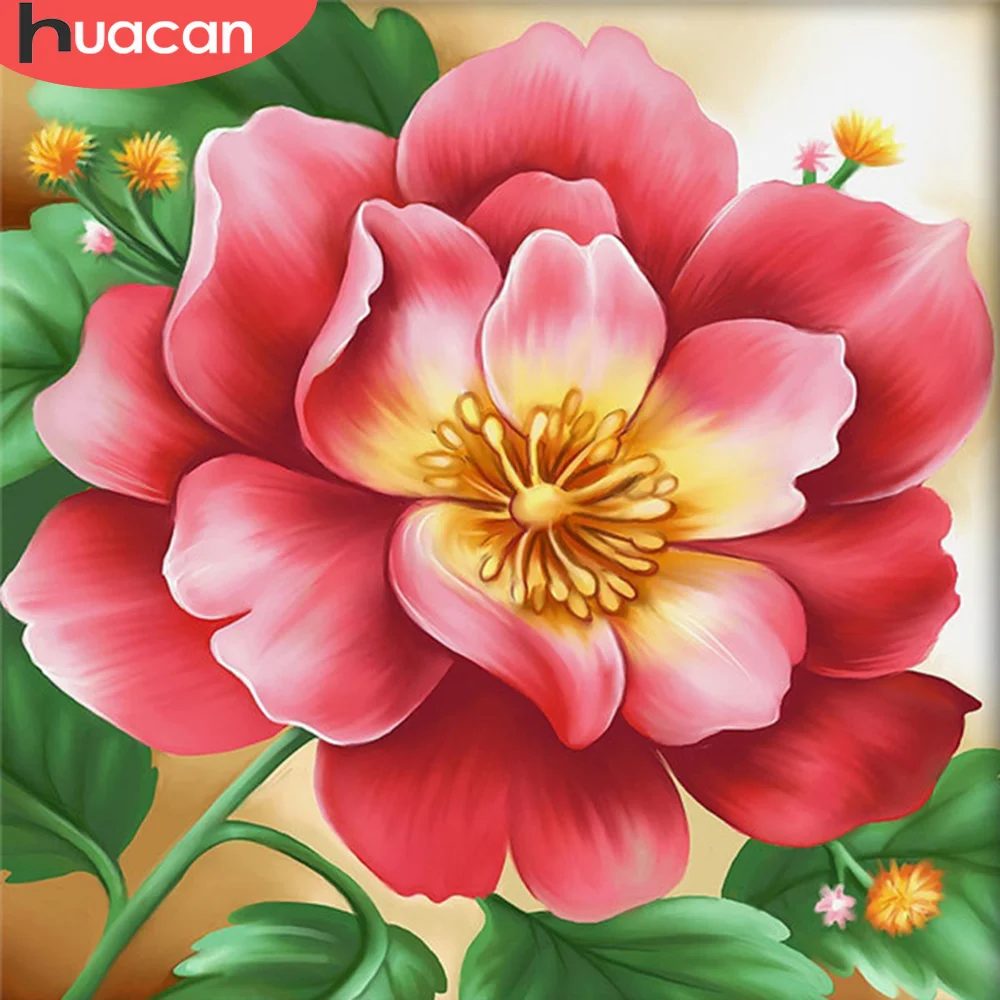 HUACAN 5D DIY Diamond Embroidery Painting Peony Handicraft Full Square Round Drill Mosaic Flower Needlework Decor For Home 
HUACAN 5D DIY Diamond Embroidery Painting Peony Handicraft Full Square Round Drill Mosaic Flower Needlework Decor For Home