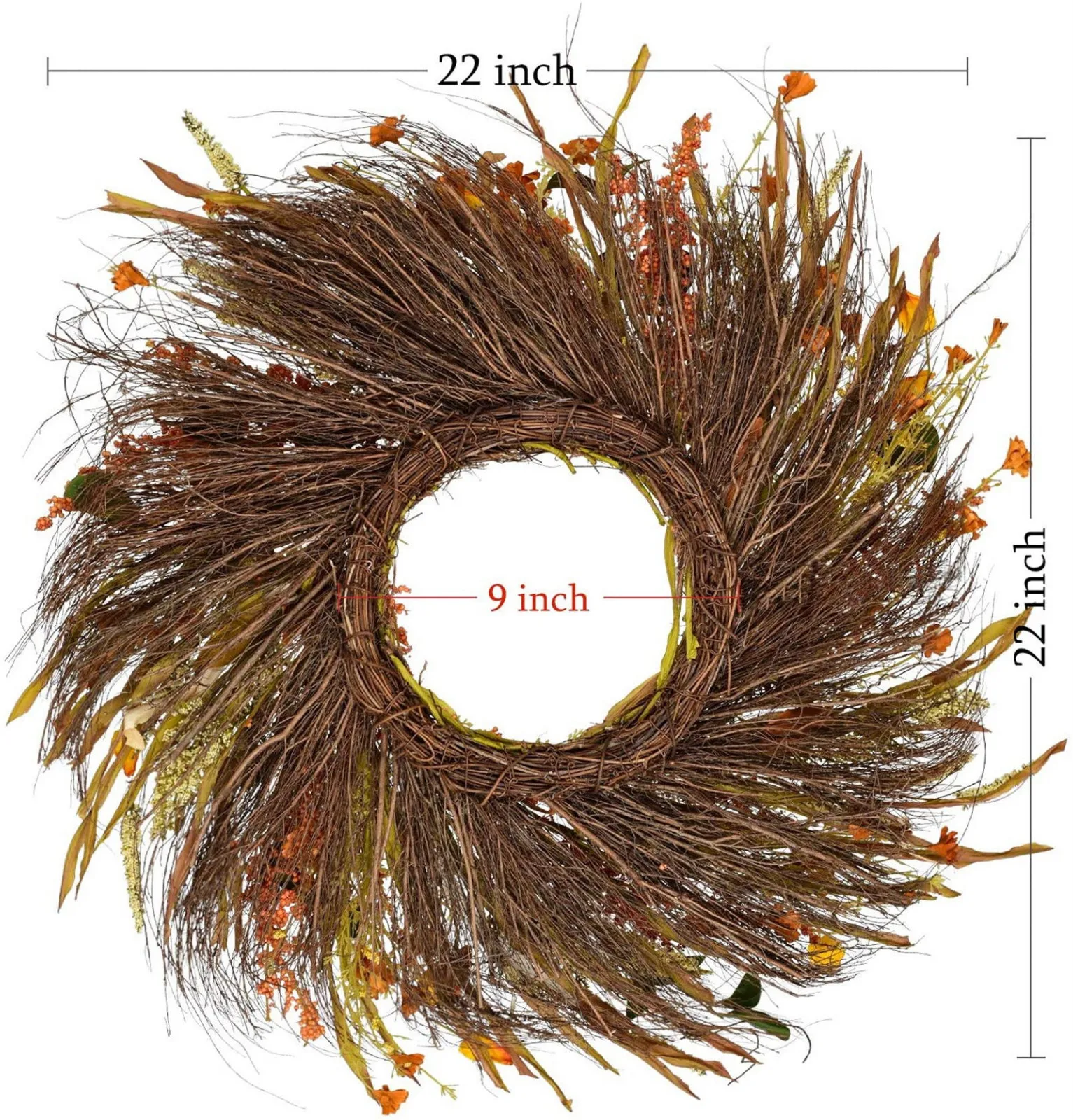 Christmas Decorations Fall Wreath Front Door Decorative Hanging Prod Goldwheat Ear Circl Xmas Ornaments Home Decorations Garland
Christmas Decorations Fall Wreath Front Door Decorative Hanging Prod Goldwheat Ear Circl Xmas Ornaments Home Decorations Garland