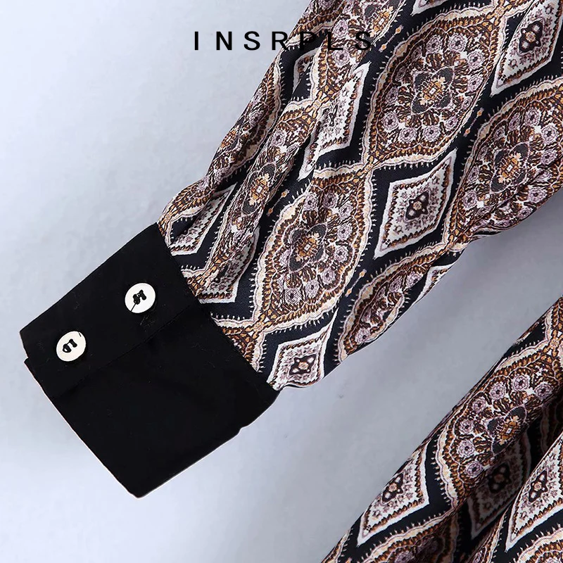 INSRPLS Women Chic Fashion Patchwork Printed Midi Dress Vintage Long Sleeve Bow Tie Sashes Female Dresses Vestidos Mujer
INSRPLS Women Chic Fashion Patchwork Printed Midi Dress Vintage Long Sleeve Bow Tie Sashes Female Dresses Vestidos Mujer