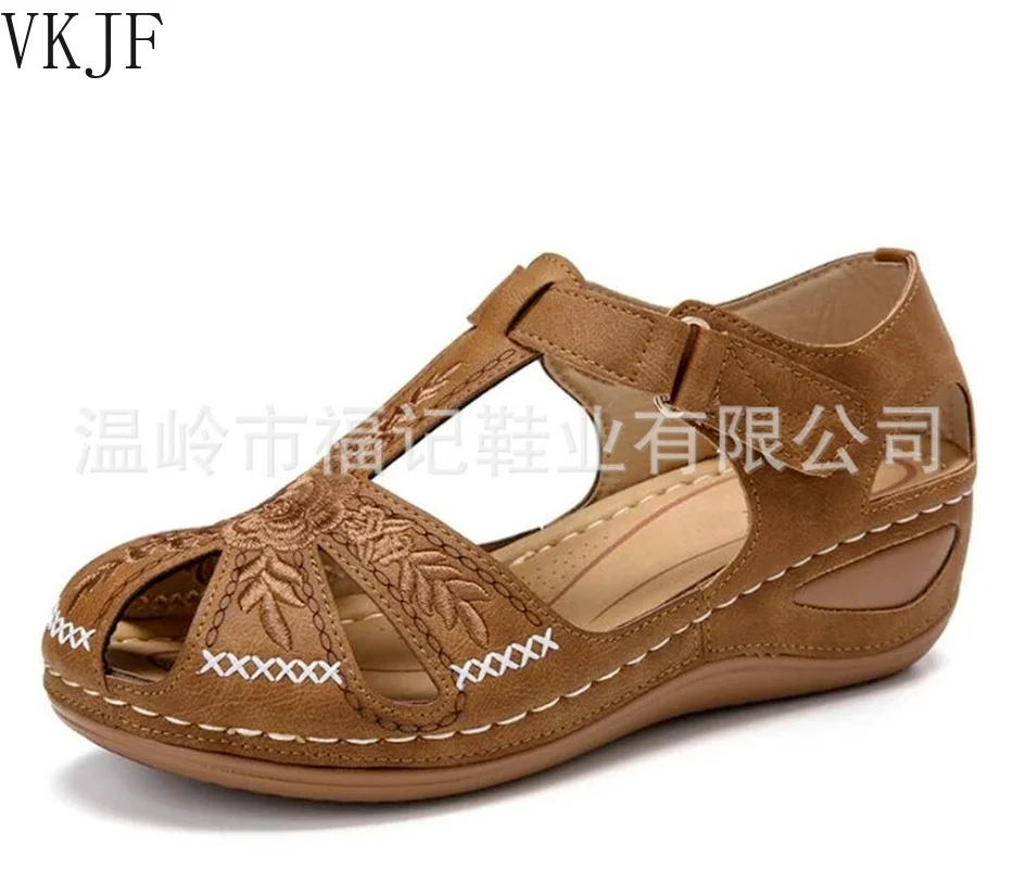 2021 New Summer Women's Thick-soled Sandals Casual Non-slip Cap Woven Toe Beach Wedges Thick Heel Hollow with Sandals
2021 New Summer Women's Thick-soled Sandals Casual Non-slip Cap Woven Toe Beach Wedges Thick Heel Hollow with Sandals