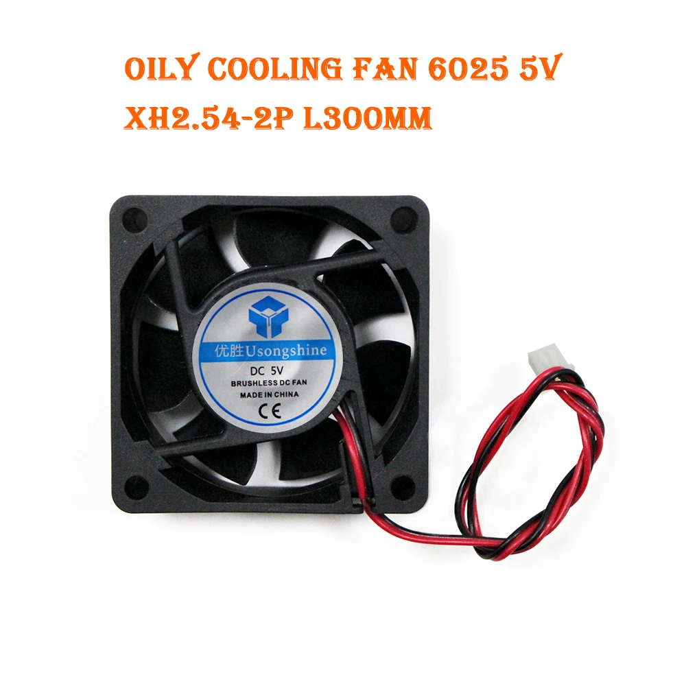 1pcs 6025 DC Cooling fan Brushless 60mm DC 5V 2-Pin 60*60*25mm CPU Case Cooler Mini fan for 3D Printer parts Mini fan
1pcs 6025 DC Cooling fan Brushless 60mm DC 5V 2-Pin 60*60*25mm CPU Case Cooler Mini fan for 3D Printer parts Mini fan