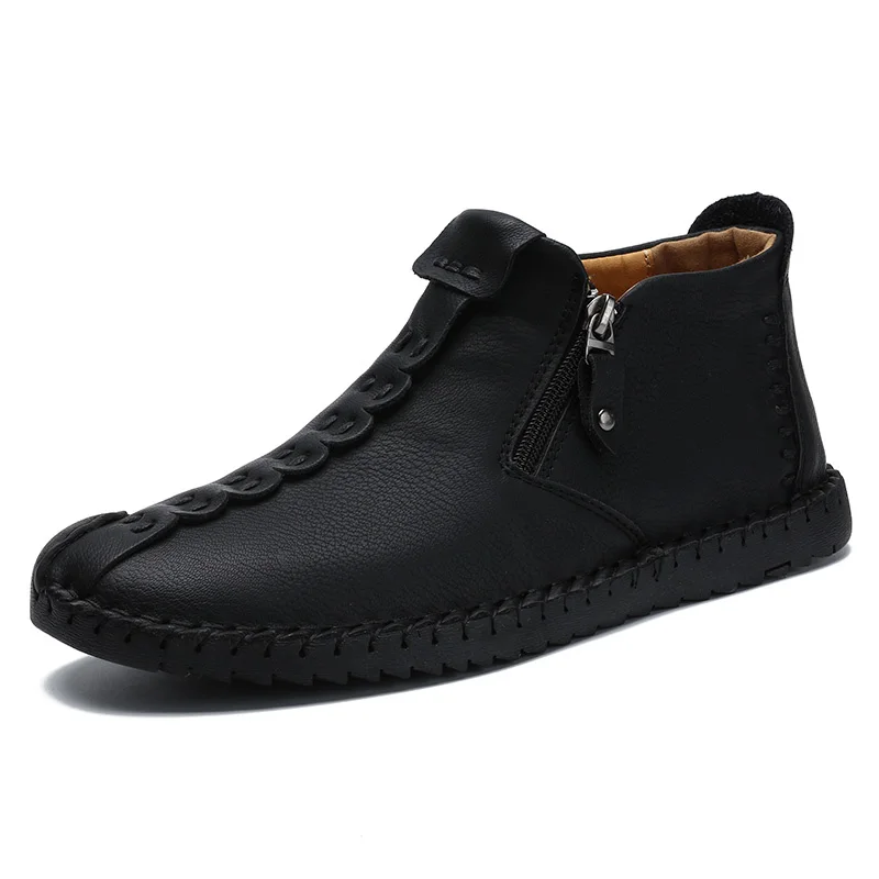 High Top Zip Boots Men Soft Handmade Martens Boots Big Size Comfortable Sneakers Custom Packing Drop Shipping Ankle Boots
High Top Zip Boots Men Soft Handmade Martens Boots Big Size Comfortable Sneakers Custom Packing Drop Shipping Ankle Boots