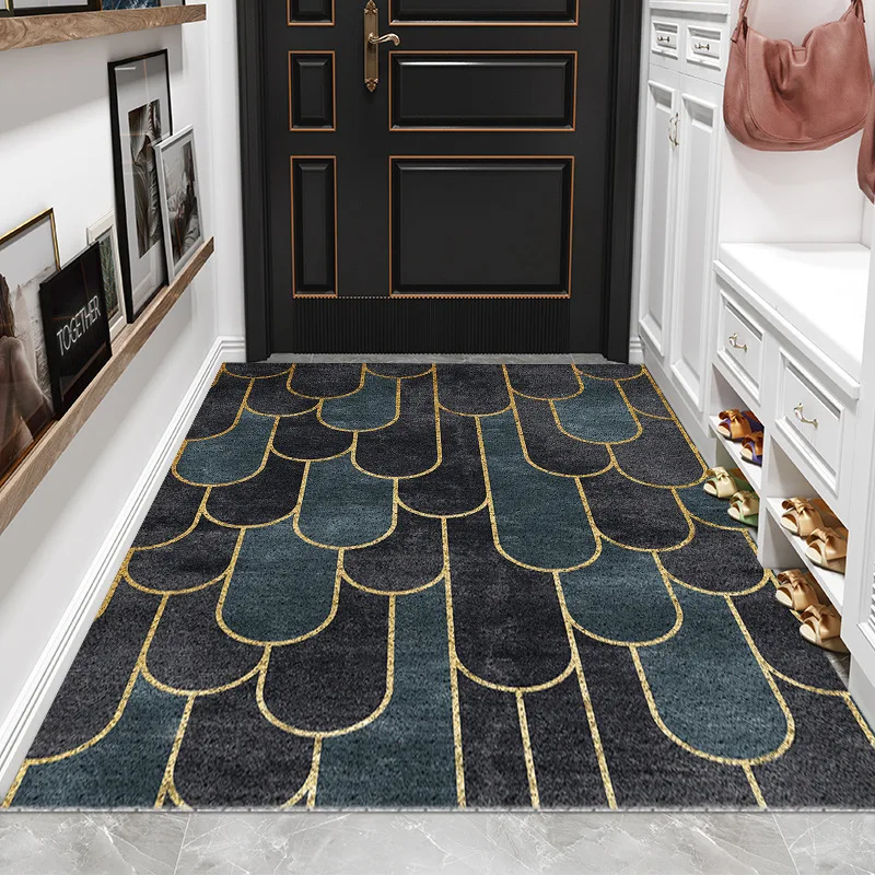 

Porch Entrance Doormat Hallway Bath Non-Slip Carpets for Kitchen Living room Floor Mat Mud-removing Sand-stripping Area Rugs