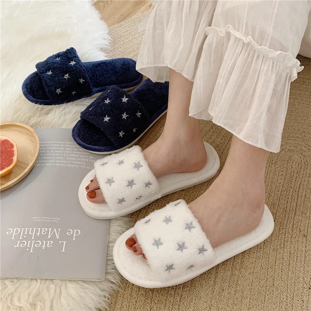 Wwabo The New Korean Version Of INS Harajuku Students Cute Stars Cotton Slippers Ladies Winter Indoor Cotton Flip-Flops Lovers
Wwabo The New Korean Version Of INS Harajuku Students Cute Stars Cotton Slippers Ladies Winter Indoor Cotton Flip-Flops Lovers
