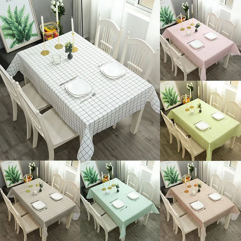 PVC Tablecloth Waterproof And Hot Oil Disposable Table Cloth Art Is Small And Pure And Fresh Cloth Square Grid Rectangular Table
PVC Tablecloth Waterproof And Hot Oil Disposable Table Cloth Art Is Small And Pure And Fresh Cloth Square Grid Rectangular Table