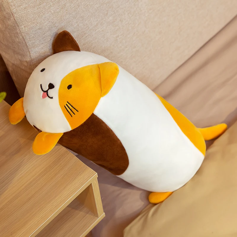 Nice 45cm Kawaii Cat Plush Toy Soft Shiba Inu Dog Pillow Cute Stuffed Animal Toys Doll Lovely for Kids Girls Birthday Gift | Игрушки и