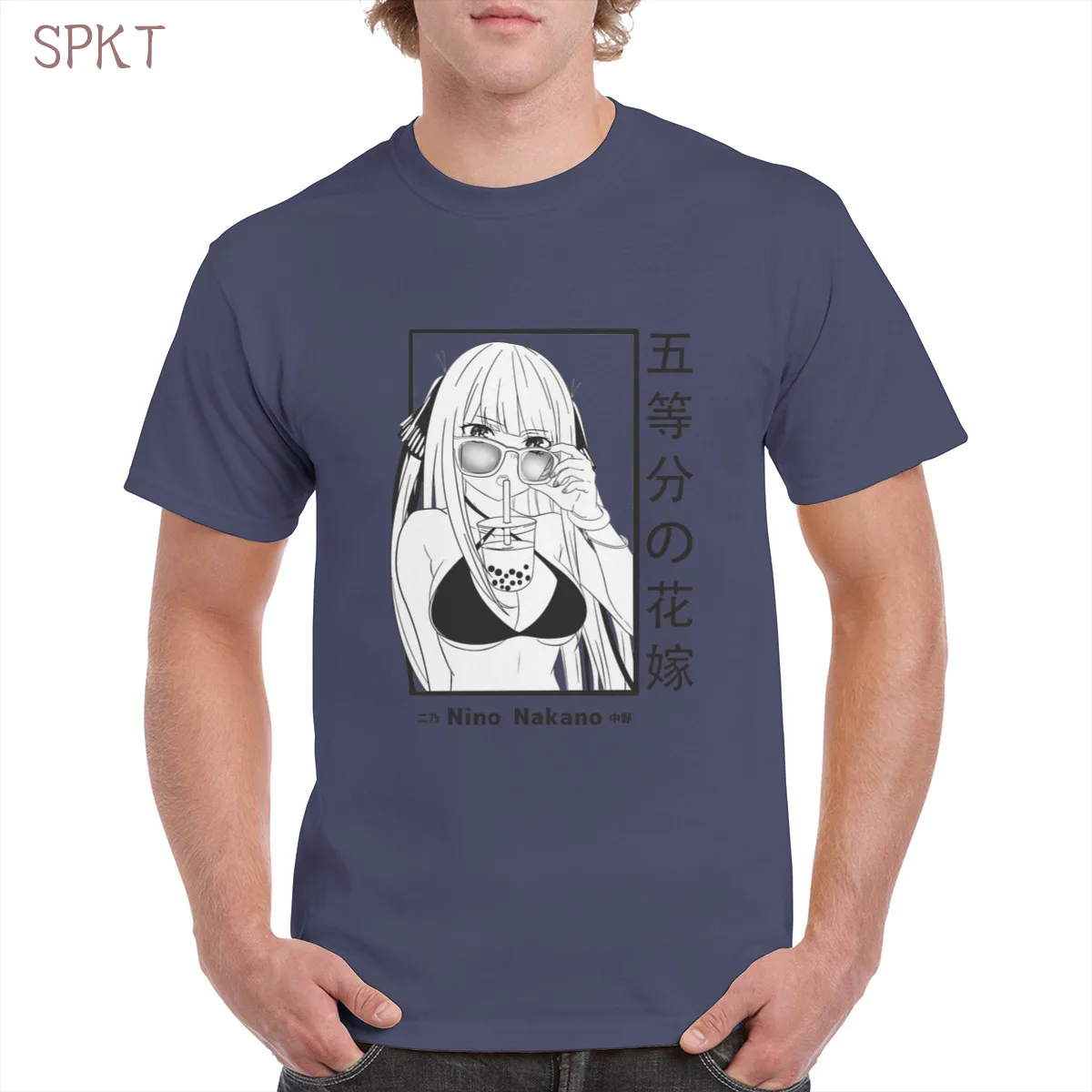 Nino nakano kawaii anime graphic tshirt 100% cotton Toubun No Hanayome print t shirt top gothic oversized women/men's T-Shirts
Nino nakano kawaii anime graphic tshirt 100% cotton Toubun No Hanayome print t shirt top gothic oversized women/men's T-Shirts