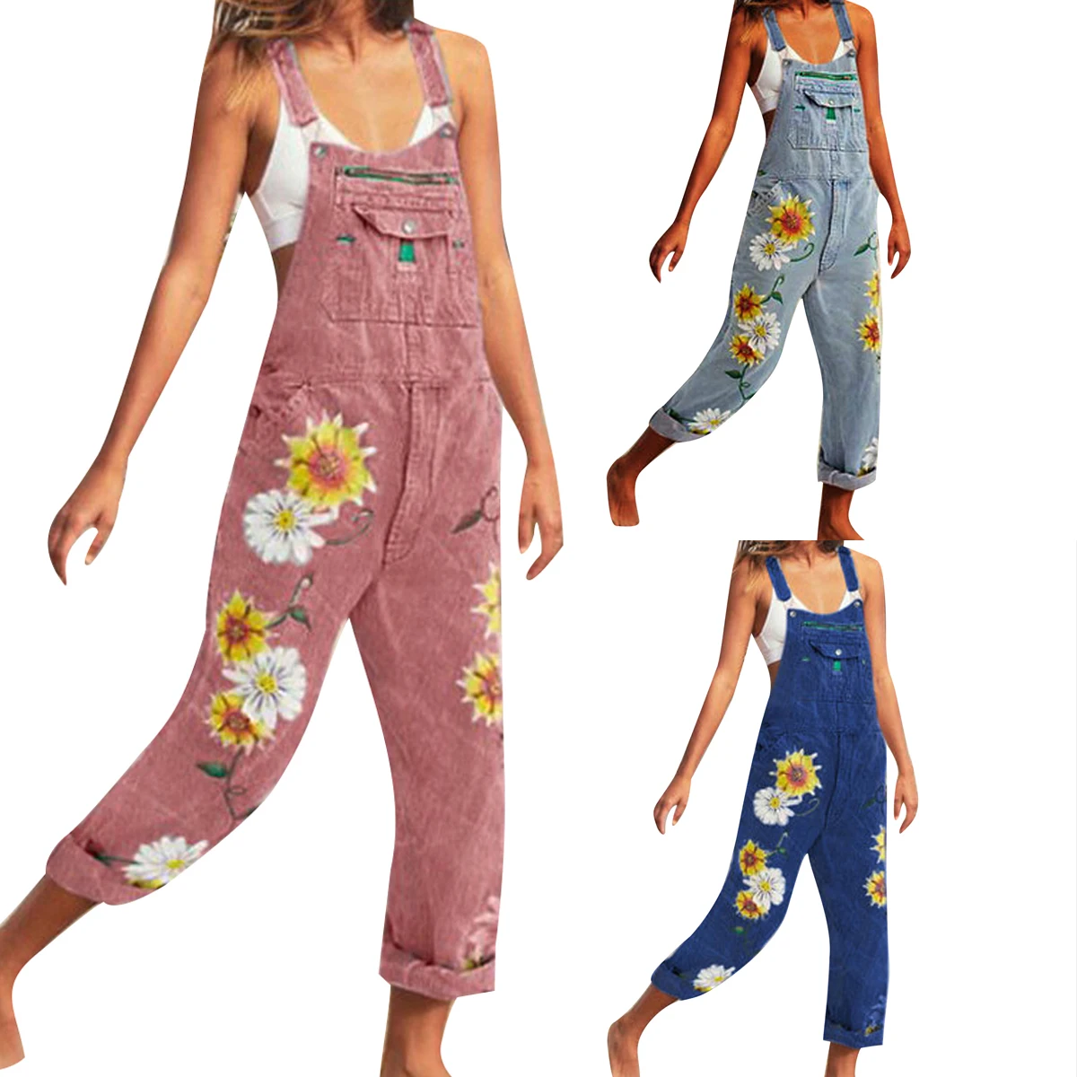 2020 Women Pants Bodysuit Fashion Jeans Sling Flower Female Print Casual Pants Lady Cropped pants Length Trousers Hot 2020
2020 Women Pants Bodysuit Fashion Jeans Sling Flower Female Print Casual Pants Lady Cropped pants Length Trousers Hot 2020