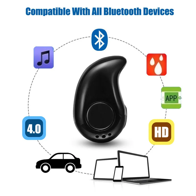 S530 мини беспроводные Bluetooth наушники спортивные стереонаушники с громкой связью