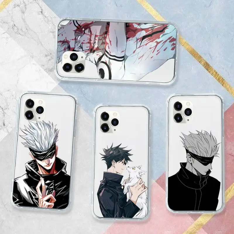 Anime Jujutsu Kaisen Phone Case Transparent for iPhone 11 12 mini pro XS MAX 8 7 6 6S Plus X 5S SE 2020 XR
Anime Jujutsu Kaisen Phone Case Transparent for iPhone 11 12 mini pro XS MAX 8 7 6 6S Plus X 5S SE 2020 XR