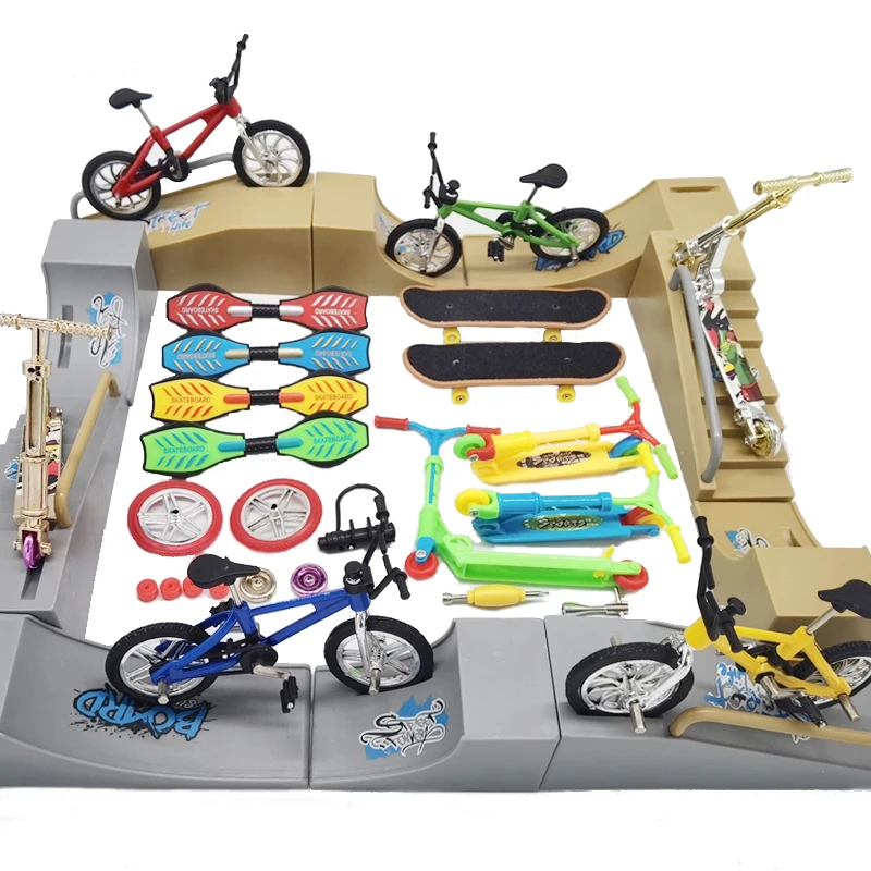Two Wheel Finger scooter deck bmx Fingertip Fingerboard shoes mini ramp skateboarding finger skate Board bicycle Set Kids Gifts
Two Wheel Finger scooter deck bmx Fingertip Fingerboard shoes mini ramp skateboarding finger skate Board bicycle Set Kids Gifts