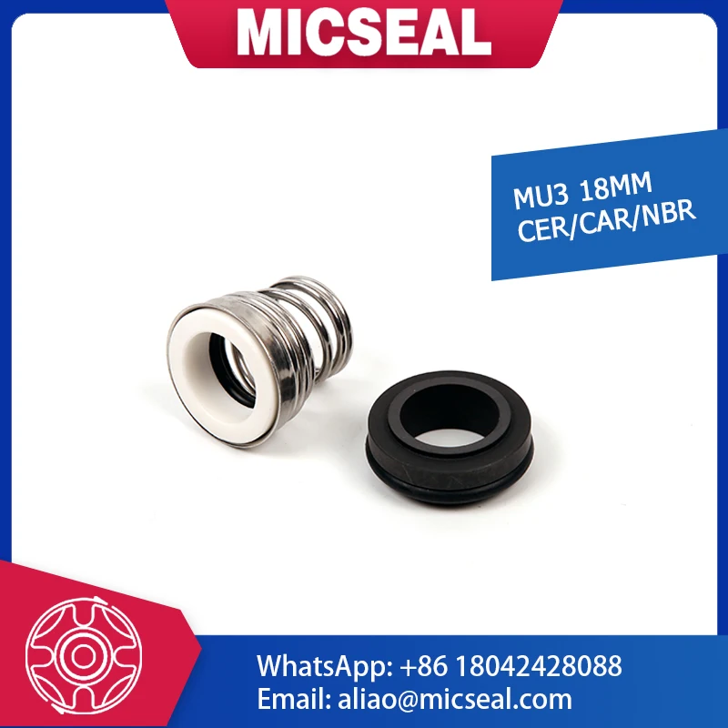Механическое уплотнение MU3 18 мм CER/CAR/NBR|mechanical seal|seals mechanicalseal nbr |