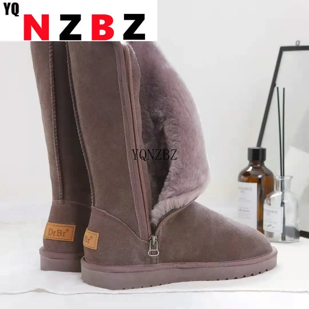 Suede Leather Women's Shoes Warm Ladies Snow Boots Winter Plush Fluffy Anti-cold Boots Thick Bottom Zipper Causal Botas Mujer
Suede Leather Women's Shoes Warm Ladies Snow Boots Winter Plush Fluffy Anti-cold Boots Thick Bottom Zipper Causal Botas Mujer