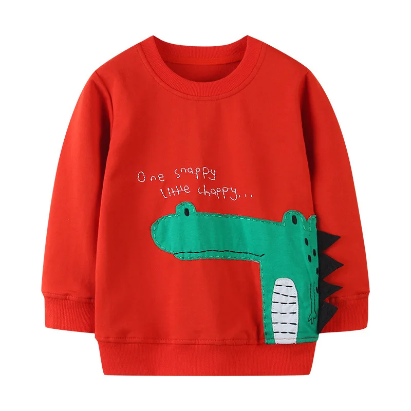 2-7T Crocodile Sweatshirts for Boys Children Sport Cartoon Hoodies Sweater Baby Boy Clothes Tops 2021 Kids Cotton Casual Outwear
2-7T Crocodile Sweatshirts for Boys Children Sport Cartoon Hoodies Sweater Baby Boy Clothes Tops 2021 Kids Cotton Casual Outwear