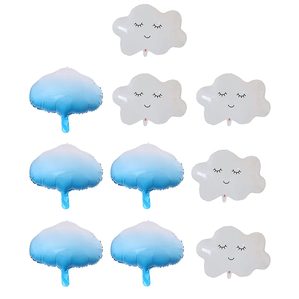 10pcs Decorative Cloud Shaped Balloon Kit Wedding Background Decorative Balloon
10pcs Decorative Cloud Shaped Balloon Kit Wedding Background Decorative Balloon