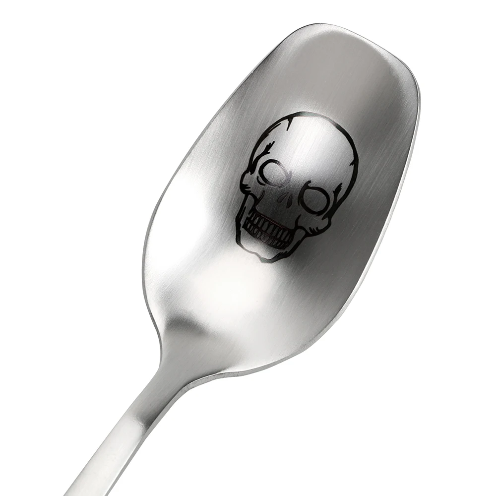 Spoon Forks Kitchen Tools Stainless Steel Cooking Accessories Flatware Tableware Dinnerware Skeleton Skull Printed
Spoon Forks Kitchen Tools Stainless Steel Cooking Accessories Flatware Tableware Dinnerware Skeleton Skull Printed