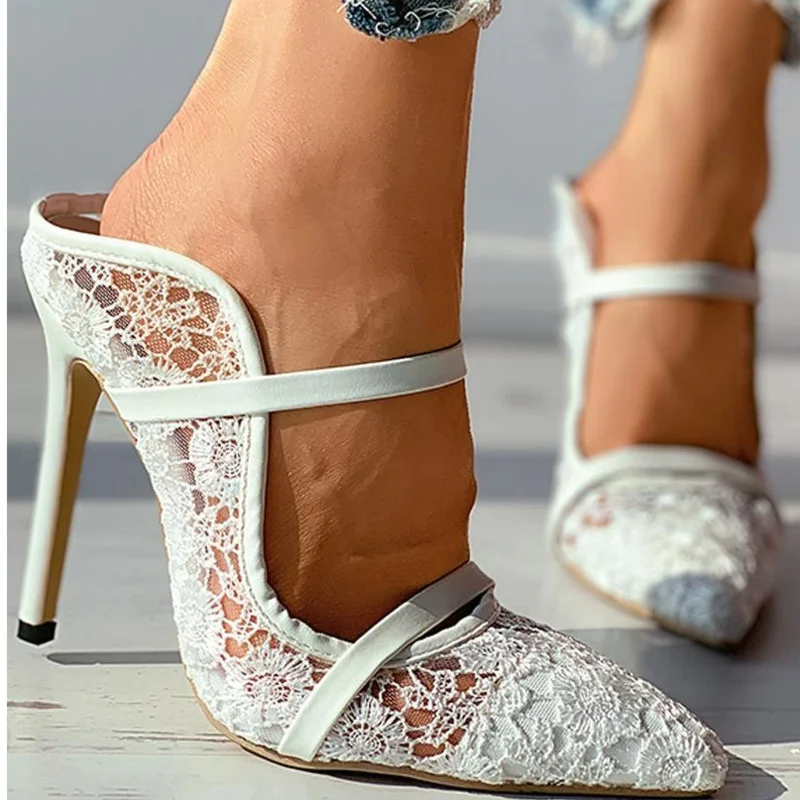 New Pointed Toe Women Summer Sandals Sexy Hollow Out Slip-on High Thin Heels Pumps Designer Shoes Plus Size Ladies Shoes
New Pointed Toe Women Summer Sandals Sexy Hollow Out Slip-on High Thin Heels Pumps Designer Shoes Plus Size Ladies Shoes