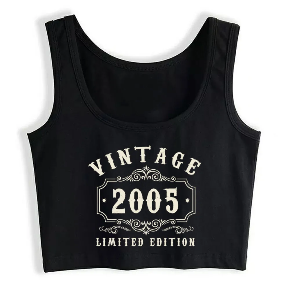 Crop Top Women Gift Vintage 2005 Limited Edition Harajuku Tank Top Women Comic Women Clothes
Crop Top Women Gift Vintage 2005 Limited Edition Harajuku Tank Top Women Comic Women Clothes