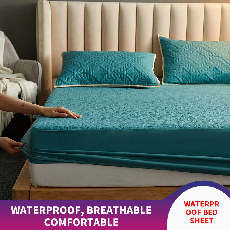 2023 Waterproof Bed Mattresses Cover Washable Bed Cover Multicolor Thickened Waterproof Mattress Protector Flat Mattress Cover
2023 Waterproof Bed Mattresses Cover Washable Bed Cover Multicolor Thickened Waterproof Mattress Protector Flat Mattress Cover