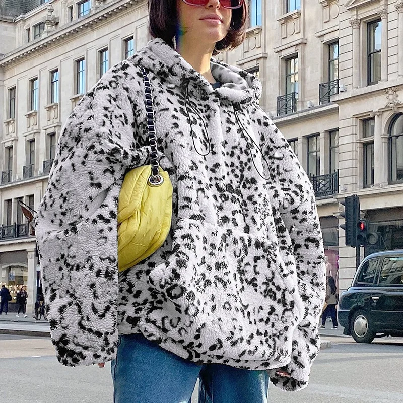 Леопардовый принт, белые толстовки большого размера, Осень-зима, повседневный Длинный свитшот с длинным рукавом, пуловеры с капюшоном, улич...
Леопардовый принт, белые толстовки большого размера, Осень-зима, повседневный Длинный свитшот с длинным рукавом, пуловеры с капюшоном, улич...