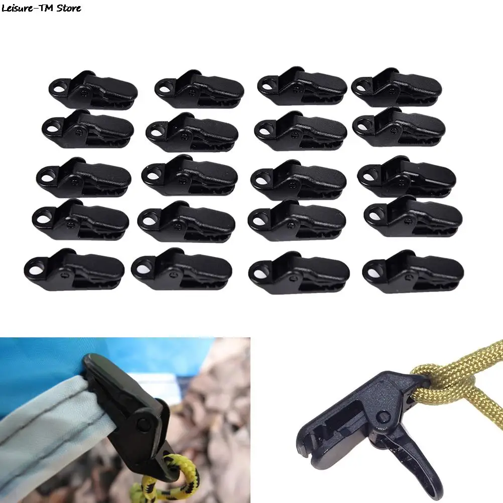 20 шт., пластиковые зажимы для палатки, для походов 
20 шт., пластиковые зажимы для палатки, для походов