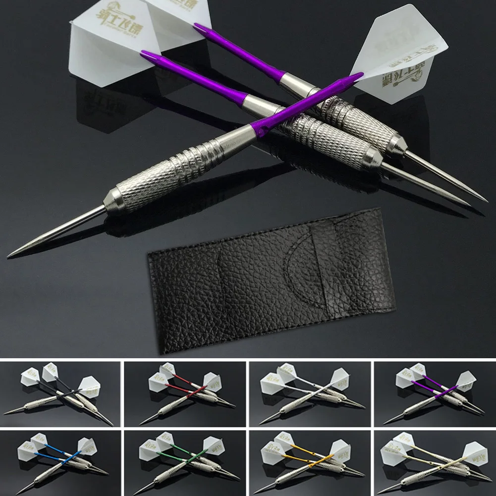 3pcs/set Tungsten Darts Set Steel Tip+Shaft+Flight+leather Case 160mm/6.2in 22g Standard Size Home Indoor Game
3pcs/set Tungsten Darts Set Steel Tip+Shaft+Flight+leather Case 160mm/6.2in 22g Standard Size Home Indoor Game