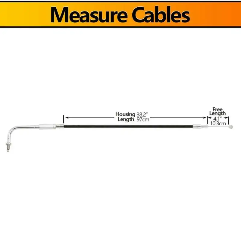 Motorcycle Black Vinyl Throttle Cable For Harley FLH Electra Glide Low Rider Sportster 1000 FLH FX FXB FXE FXEF FXS FXWG XLCH 
Motorcycle Black Vinyl Throttle Cable For Harley FLH Electra Glide Low Rider Sportster 1000 FLH FX FXB FXE FXEF FXS FXWG XLCH